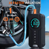 4 in 1 Portable High-Power Car Jump Starter & Air Pump