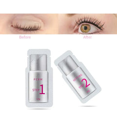 CONSIGN 10 Pairs Pouch Eyelash Perm Lotion Lashes