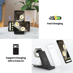 Wireless Charging Station 3-in-1