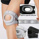 Sports Knee Brace Meniscus Support for Running Hiking Gray