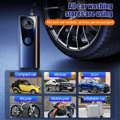 4 in 1 Portable High-Power Car Jump Starter & Air Pump