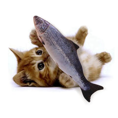 Electric Funny Cat Simulation Fish Beating Usb Jumping