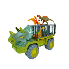 Large Engineering Vehicle Dinosaur Children's Toy Car Set