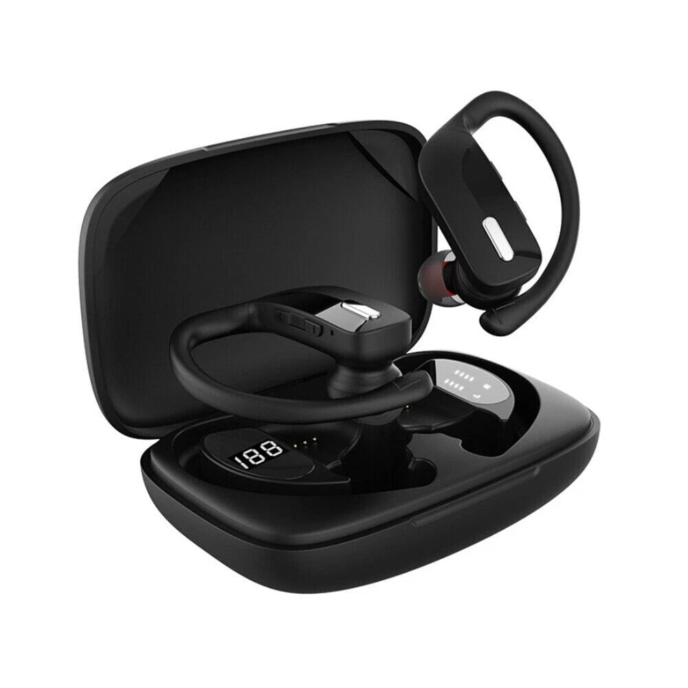 Bluetooth 5.0 TWS Wireless Earbuds Stereo Ear Hook Headset with Built-in Microphone
