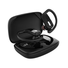 Bluetooth 5.0 TWS Wireless Earbuds Stereo Ear Hook Headset with Built-in Microphone